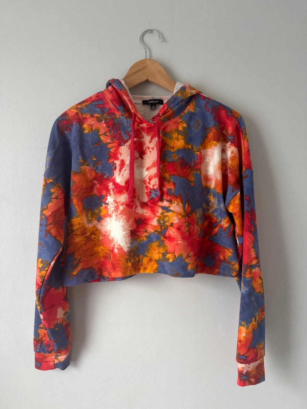 Ambiance Colorful cropped hoodie